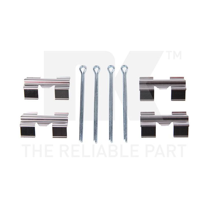 Priedų komplektas, diskinių stabdžių trinkelės NK 7940969