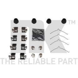 Priedų komplektas, diskinių stabdžių trinkelės NK 79450001