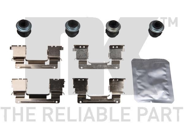 Priedų komplektas, diskinių stabdžių trinkelės NK 79451838