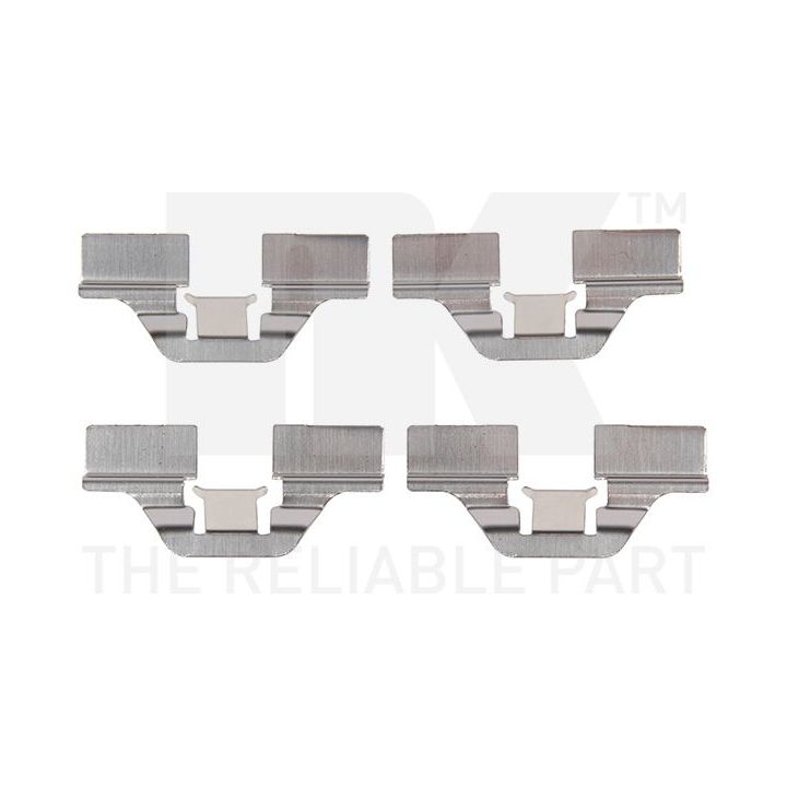 Priedų komplektas, diskinių stabdžių trinkelės NK 7947211