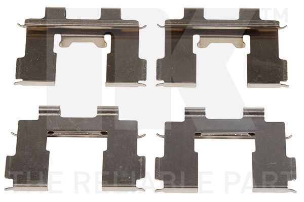 Priedų komplektas, diskinių stabdžių trinkelės NK 7952630