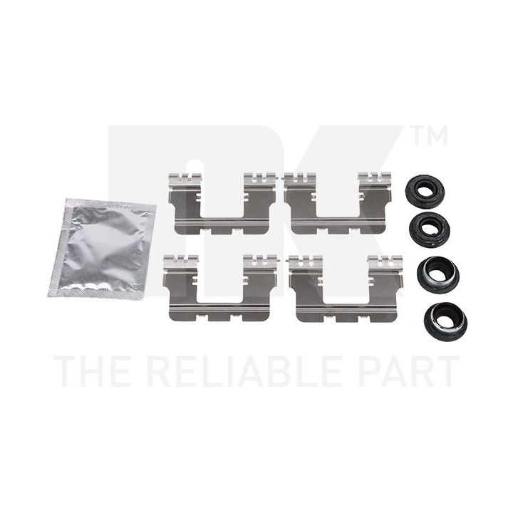 Priedų komplektas, diskinių stabdžių trinkelės NK 79931785