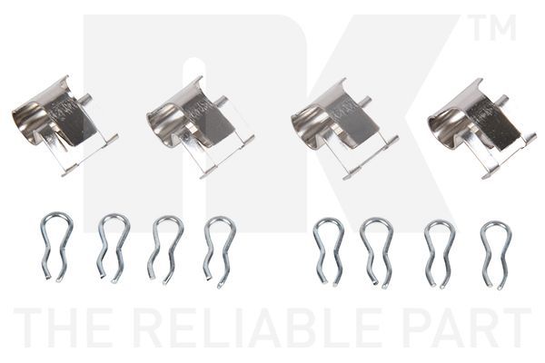 Priedų komplektas, diskinių stabdžių trinkelės NK 7999055