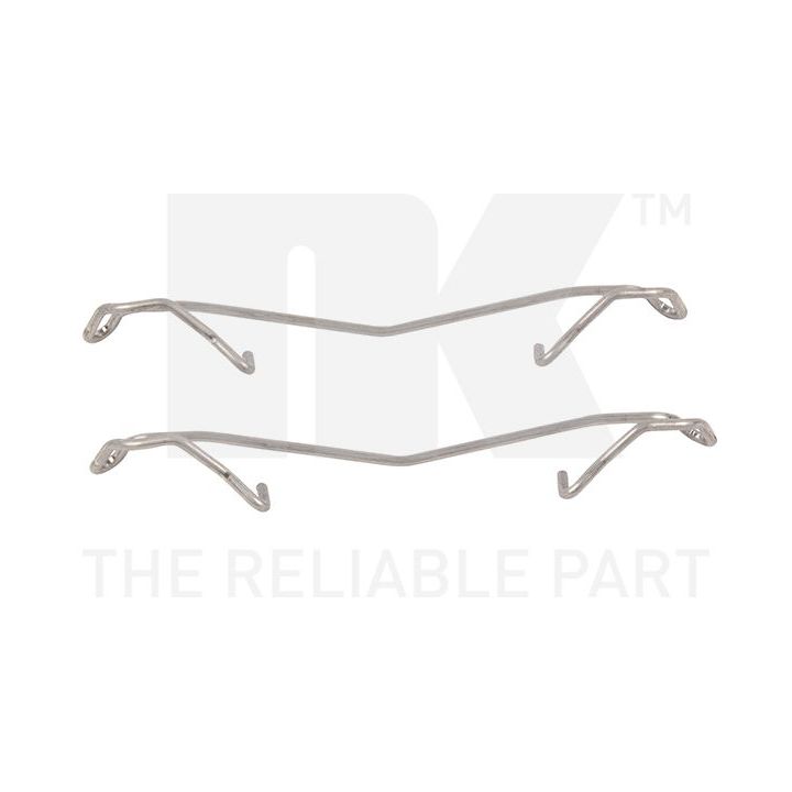 Priedų komplektas, diskinių stabdžių trinkelės NK 7999056