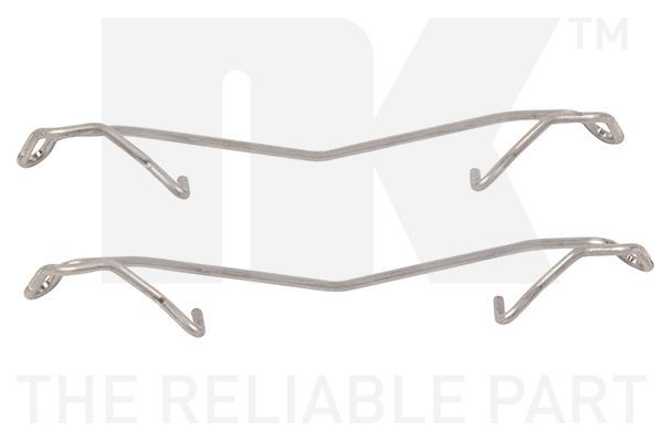 Priedų komplektas, diskinių stabdžių trinkelės NK 7999056