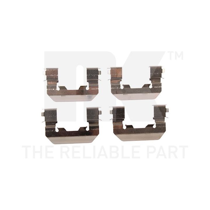 Priedų komplektas, diskinių stabdžių trinkelės NK 79991003