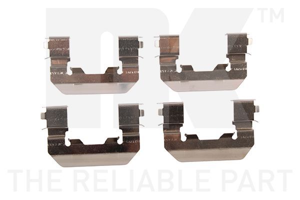 Priedų komplektas, diskinių stabdžių trinkelės NK 79991003