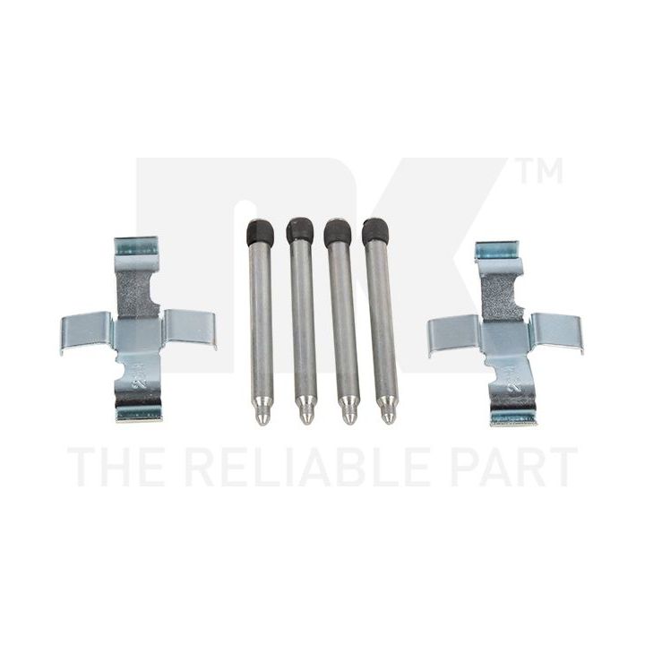 Priedų komplektas, diskinių stabdžių trinkelės NK 7999101