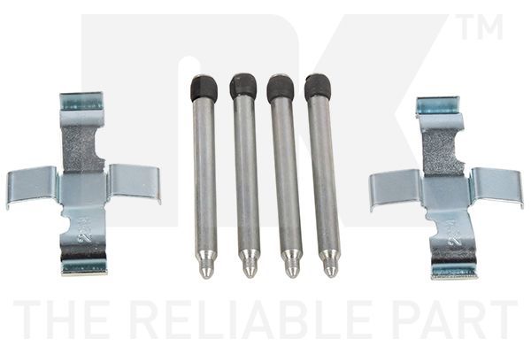 Priedų komplektas, diskinių stabdžių trinkelės NK 7999101