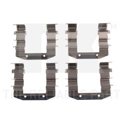 Priedų komplektas, diskinių stabdžių trinkelės NK 79991015