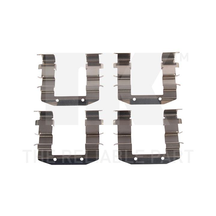 Priedų komplektas, diskinių stabdžių trinkelės NK 79991015