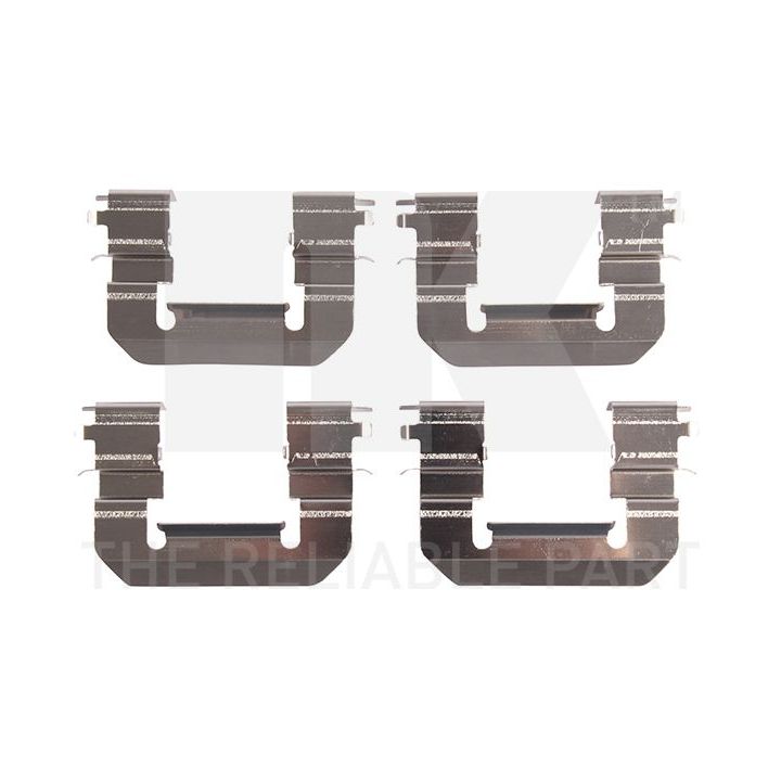 Priedų komplektas, diskinių stabdžių trinkelės NK 79991016