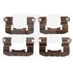 Priedų komplektas, diskinių stabdžių trinkelės NK 79991017