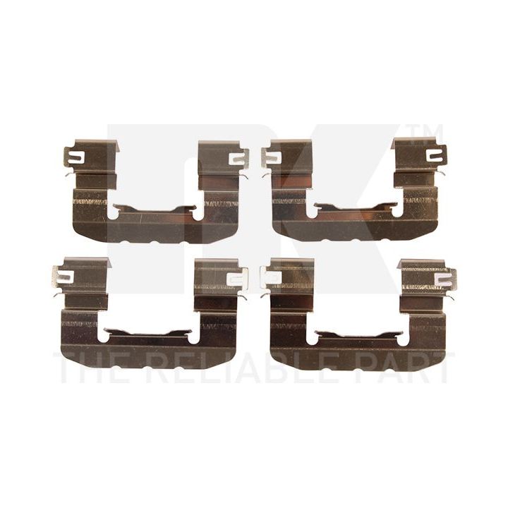 Priedų komplektas, diskinių stabdžių trinkelės NK 79991017