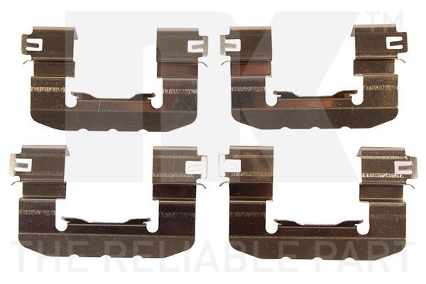 Priedų komplektas, diskinių stabdžių trinkelės NK 79991017