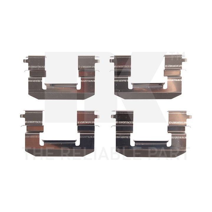 Priedų komplektas, diskinių stabdžių trinkelės NK 79991018