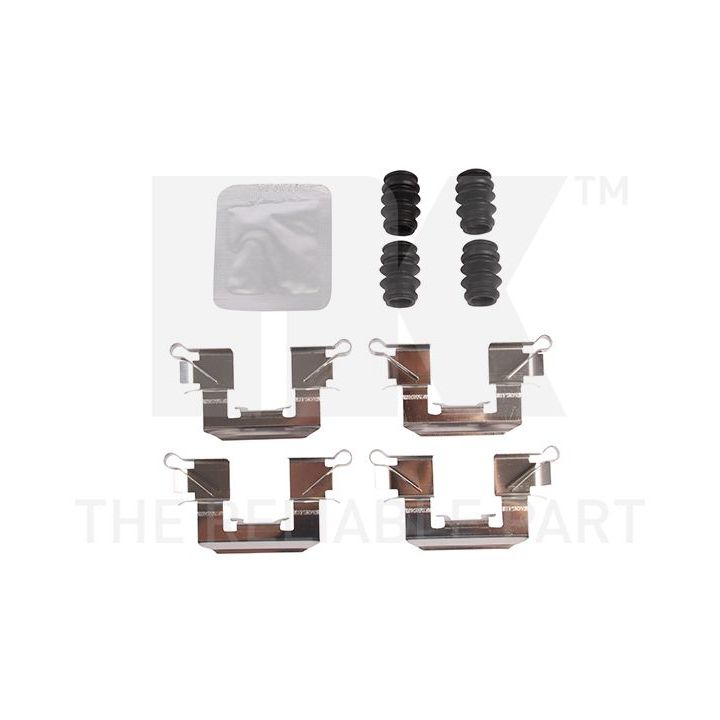 Priedų komplektas, diskinių stabdžių trinkelės NK 79991026