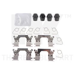 Priedų komplektas, diskinių stabdžių trinkelės NK 79991030