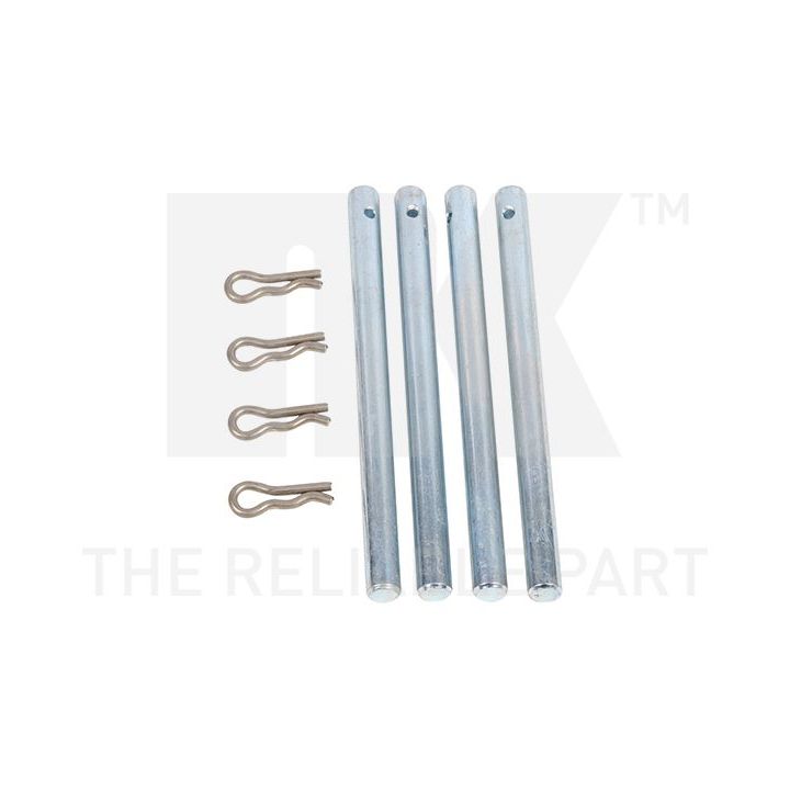 Priedų komplektas, diskinių stabdžių trinkelės NK 7999108