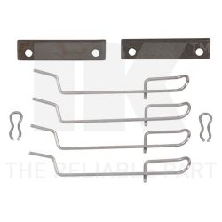 Priedų komplektas, diskinių stabdžių trinkelės NK 7999125