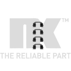 Priedų komplektas, diskinių stabdžių trinkelės NK 7999258