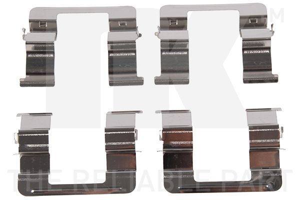 Priedų komplektas, diskinių stabdžių trinkelės NK 7999605