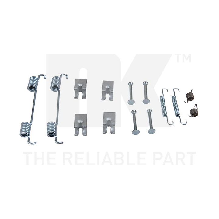 Priedų komplektas, stovėjimo stabdžių trinkelės NK 79120023