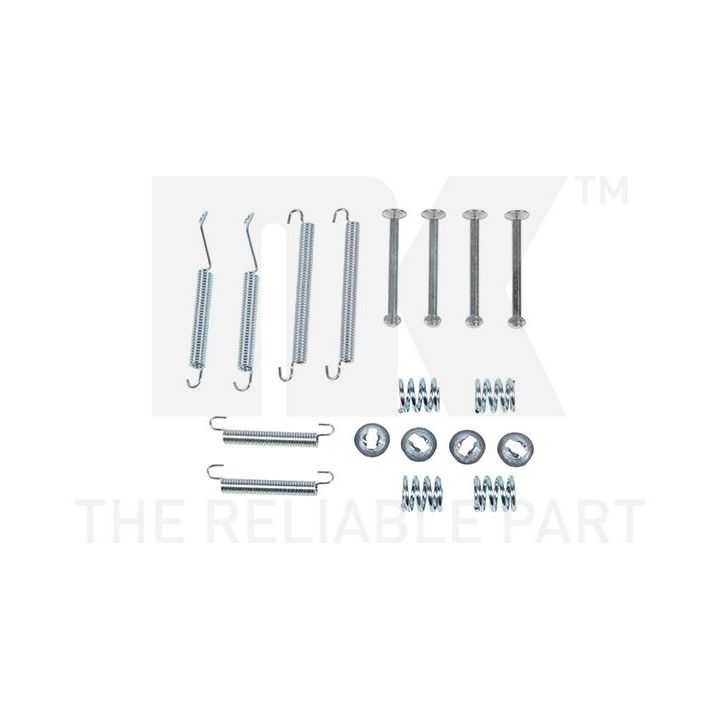 Priedų komplektas, stovėjimo stabdžių trinkelės NK 7925713