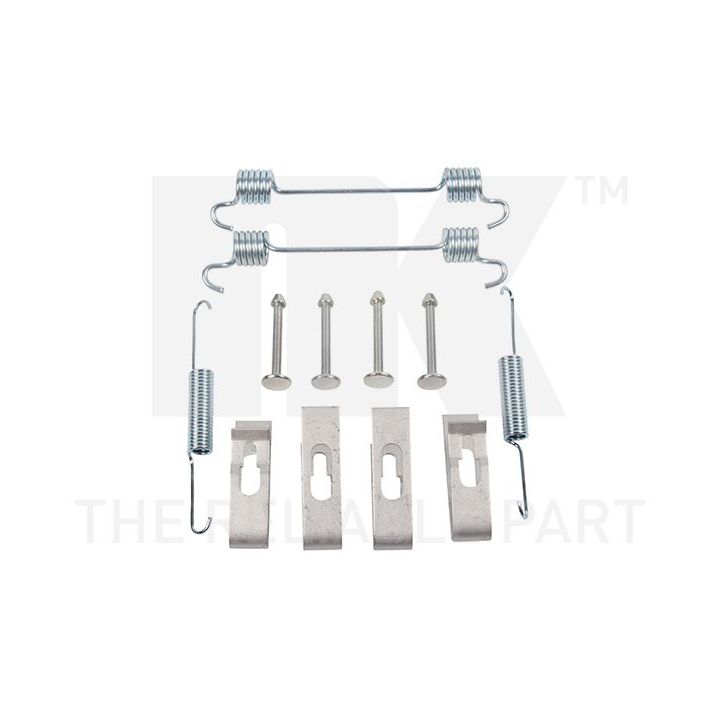 Priedų komplektas, stovėjimo stabdžių trinkelės NK 7933808