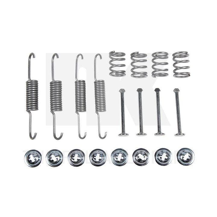 Priedų komplektas, stovėjimo stabdžių trinkelės NK 7934880