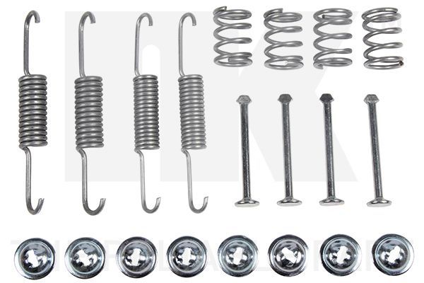 Priedų komplektas, stovėjimo stabdžių trinkelės NK 7934880