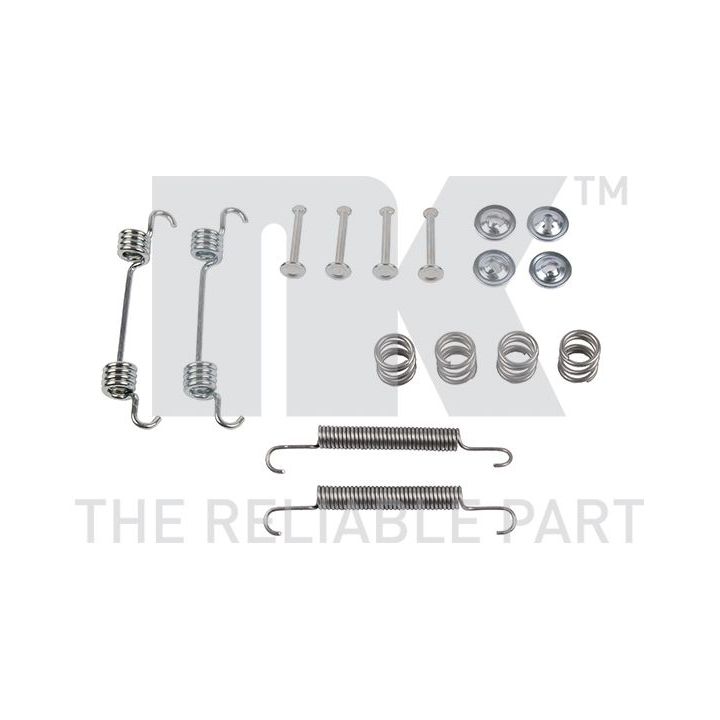 Priedų komplektas, stovėjimo stabdžių trinkelės NK 7934887