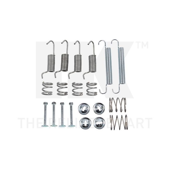 Priedų komplektas, stovėjimo stabdžių trinkelės NK 7934899