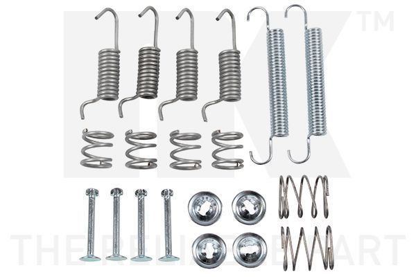 Priedų komplektas, stovėjimo stabdžių trinkelės NK 7934899