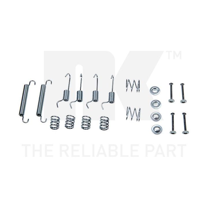Priedų komplektas, stovėjimo stabdžių trinkelės NK 79350008