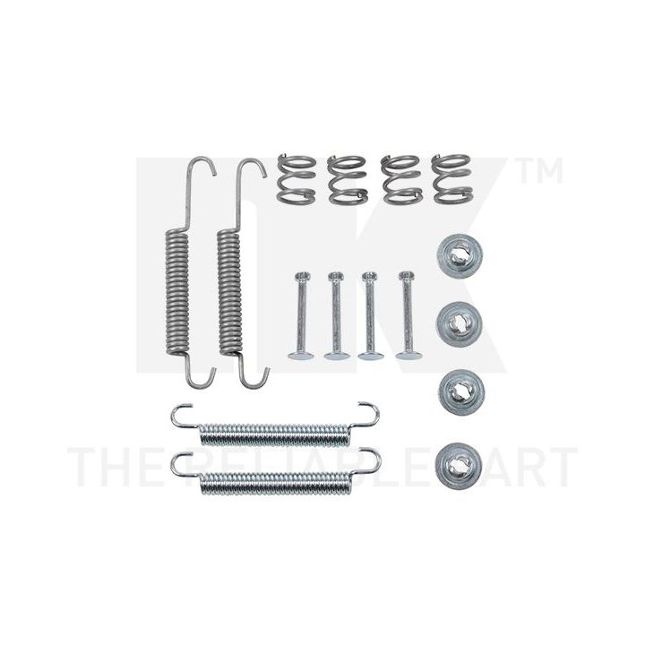 Priedų komplektas, stovėjimo stabdžių trinkelės NK 7935893