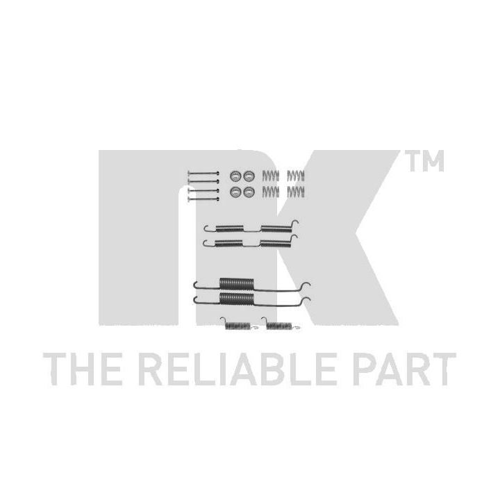 Priedų komplektas, stabdžių trinkelės NK 7939687