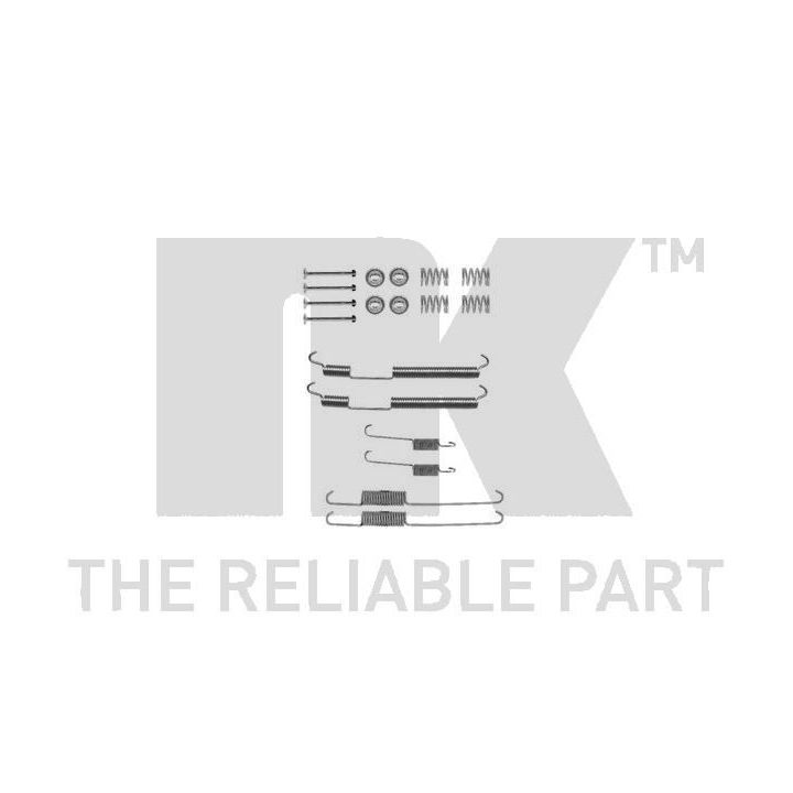 Priedų komplektas, stabdžių trinkelės NK 7939755