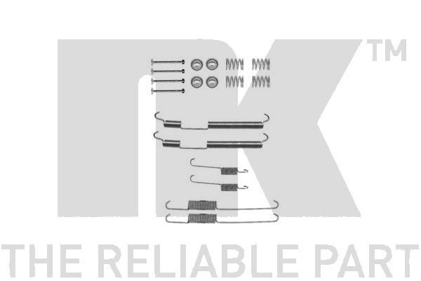 Priedų komplektas, stabdžių trinkelės NK 7939755