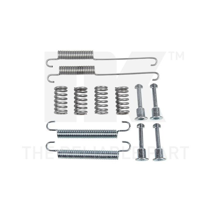 Priedų komplektas, stovėjimo stabdžių trinkelės NK 7993892