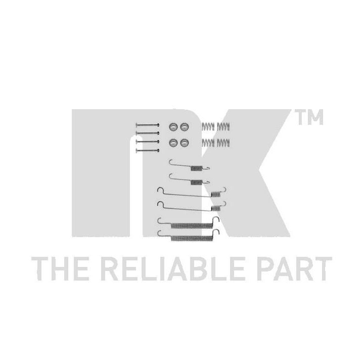 Priedų komplektas, stabdžių trinkelės NK 7999547