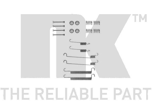 Priedų komplektas, stabdžių trinkelės NK 7999547