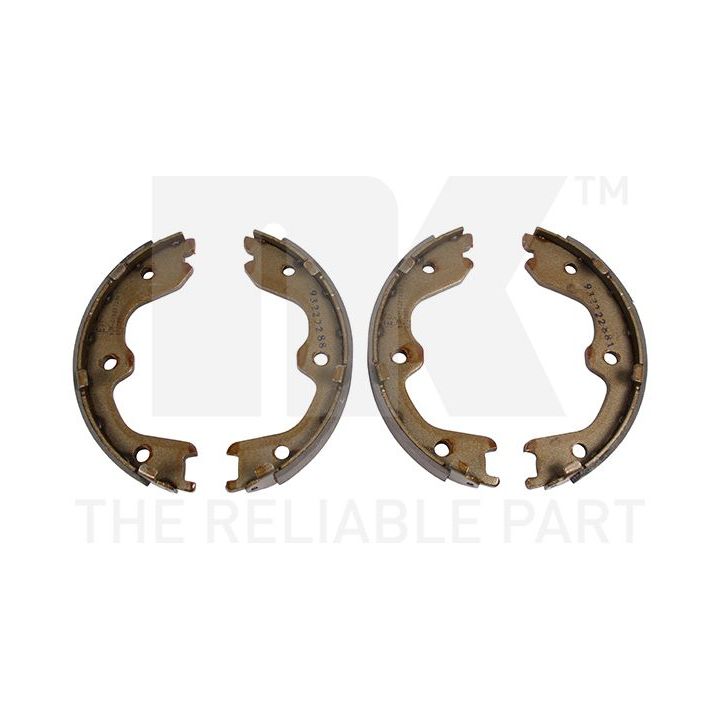 Stabdžių trinkelių komplektas, stovėjimo stabdis NK 2722881