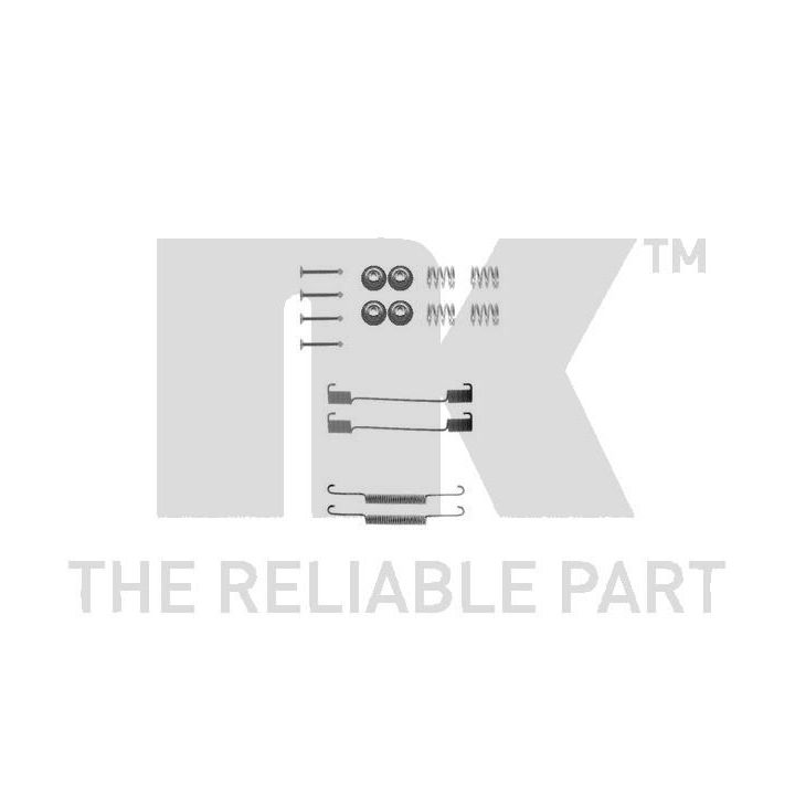 Priedų komplektas, stabdžių trinkelės NK 7912704