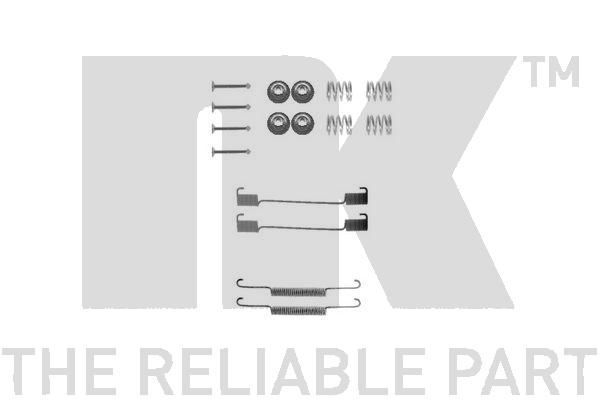 Priedų komplektas, stabdžių trinkelės NK 7912704