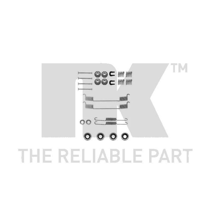 Priedų komplektas, stabdžių trinkelės NK 7922635