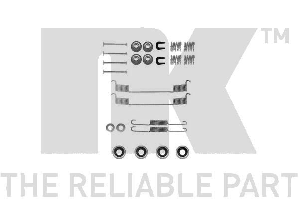 Priedų komplektas, stabdžių trinkelės NK 7922635
