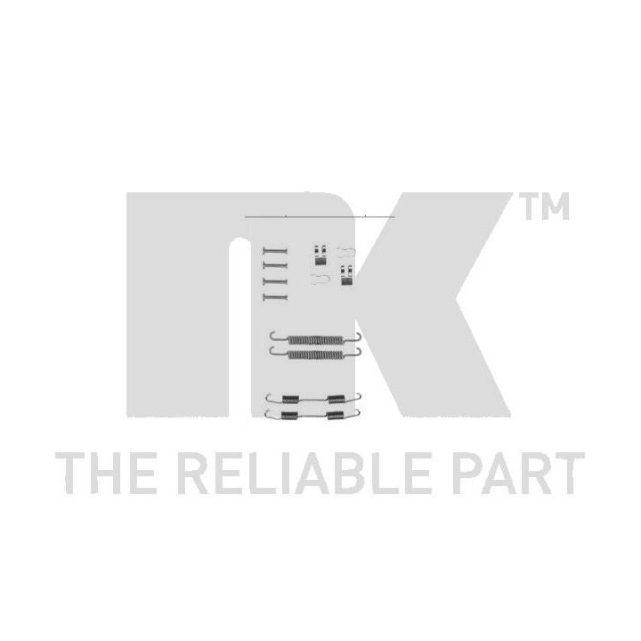Priedų komplektas, stabdžių trinkelės NK 7923666