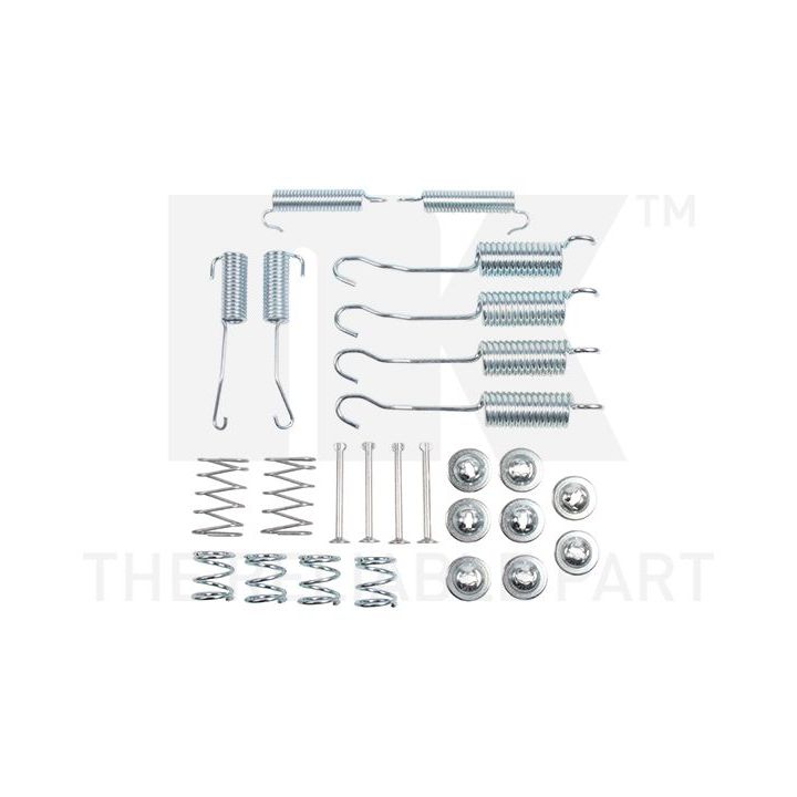 Priedų komplektas, stabdžių trinkelės NK 7923776