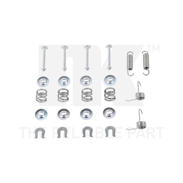 Priedų komplektas, stabdžių trinkelės NK 7930655